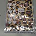 TNUW Trendy Preppy Leopard Hand Towels 16x24 Inch Set of 2, Preppy Cheetah Print Kitchen Towels, Funky Preppy Girly Dish Tea Towels for Kitchen, Leopard Cheetah Bathroom Decor