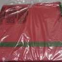 ZOBER Large Christmas Ornament Storage Box - Stores 128 3" Ornaments, With Dividers - Ornament Organizer Storage Box, Durable Christmas Containers Holder - Extra Pockets, Dual Zipper - Red