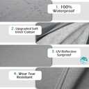 GUNHYI 16 Layers Car Cover Waterproof All Weather, Heavy Duty Full Exterior Cover Universal Fit Coupe Ford Mustang/Shelby, Chevrolet Camaro/Corvette, Kia Optima, Audi A4/A5, BMW 5 Series 525i etc., 0 Coupe Car Cover, 0 Fit Coupe Length 186-195 inch
