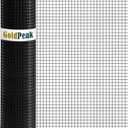 GoldPeak Black Hardware Cloth 1/2 inch 36'' x 100' 19 Gauge - Vinyl Coated Chicken Wire Fencing Wire Mesh Roll Garden Fence Rodent Mesh Rabbit Wire Tree Fence