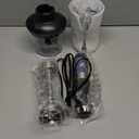 Ganiza Immersion Blender 5 in 1 Hand Blender Max 1000W Heavy Duty Motor, 16 Speed Mode Handheld Blender Stainless Steel Blade With 800ml Mixing Beaker, 600ml Chopper, Whisk and Milk Frother