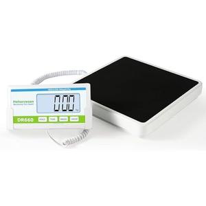 Helsevesen Medical Scale, Professional 660 lb Bariatric Body Weight Scale, Physician Scale with 12.5" x 12.9" Platform, Remote Display Scale, Wrestling Scale, Floor Scale, Gym Scale