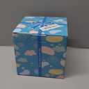 Montessori Toys for 1+ Year Old, Wooden Sorter Cube with 8pcs Rattling Shapes, Developmental Learning Toy Gifts for Baby Toddler Boys Girls, Gift Packaging