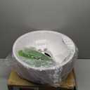 Lifewit Cat Litter Box, Hidden Enclosure Litter Tray with Odor Control & Carbon Filter in Living Room, Bedroom, Corner with Faux Plant& Plastic Scoop, 48 x 120 cm/19x47, White