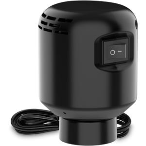 Electric Pump for Vacuum Storage Bags, 55W 5000PA Portable Travel Vacuum Pump for Storage Bags (1, Black)