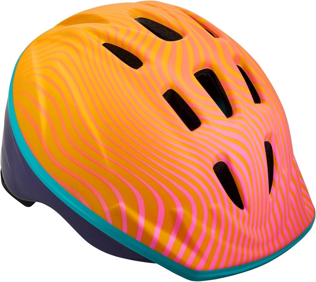 Schwinn Classic Bike Helmet for Kids, Purple Polkadots, Helmet for Kids Ages 1-3, Ultra Lightweight, Adjustable Dial, Full Coverage with Vented Airflow, Infant and Toddler Bike Helmet