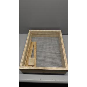 2 Pcs 10 Frame Beehive Candy Board Feeder Assembled for Hive Supplies Bee Frame Feeder Frames Bee Sugar Hive Top Feeder for Winter