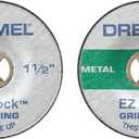 Dremel EZ541GR Aluminum Oxide Grinding Wheel (2-Piece)
