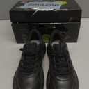 Non Slip Work Shoes Women Food Service-Lightweight and Comfortable Suitable for Restaurants and Crew Work (7.5, Black)