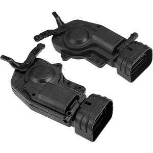 X AUTOHAUX Replacement Front Left Driver Right Passenger Side Power Door Lock Actuator Motor for Toyota Tundra 00-06 Door Latch Actuator Assembly Replace No.691200C010/691100C010 Black 1 Pair