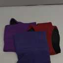 Allbase Incontinence Underwear for Women High Absorbency Period Panties Ladies Leakproof Protective Menstrual Postpartum Bladder Control Washable Cotton Briefs Multipack (Medium, Purpel/Red/Blue)