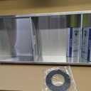 Qeke Stainless Steel Shower Niche 12" X 29", 3-Tiers Wall Niche, Brushed
