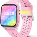 meoonley Kids Watch with 140 Sports Modes,1.5" Kids Fitness Tracker, Girls Smart Watch, No APP/Phone Required, Sleep Monitor, Heart Rate, Puzzle Games, IP68 Waterproof,Gifts for Girls Teens Aged 6-15, Pink