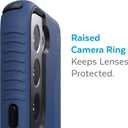 Speck Products Presidio2 Grip Samsung Galaxy S22 Case,Raised bezel, Coastal Blue/Black/Storm Blue