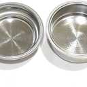 50mm Dual Wall Filter Basket Filter One Cup and BES820XL/205 Two Cup for Br ESP8XL 800ESXL BES820XL ESP6SXL BES250XL and Espresso Maker EM-100 (2 Pack)