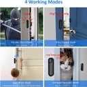 Window and Door Alarm When Opened (5 Pack) for Kids Safety/Home Security, Sliding Glass Front Door Opening Sensor Alarms for Dementia, 120dB Burglar Alert, Ideal for Business, Garage, Apartment, Black