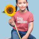 Big Sister Shirt Outfit Announcement Toddler Sibling Reveal to be 18 Months 2t 3t