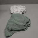 Muslin Mini Crib Sheets, 2 Pack for Baby Boy and Girl, Soft Breathable Stretchy Baby Pack N Play Mattress and Mini Cribs Sheet, Universal Fitted Portable/Mini Crib Mattresses (Natural Leaves)