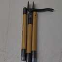 Weed Puller Tool, Stand Up Heavy Duty Weed Remover Tool with Long Handle, Foot Platform Design - 4 Claw Steel Head Weeder Tool, Bamboo Garden Hand Weeding Tool, Smoothly Remove Weeds Without Kneeling