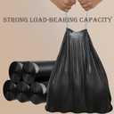Code J 8-12 Gallon Heavy Duty Trash Bags 1.2 Mil THICK 40-50 Liter Compatible with Code J 100 Count (Pack of 1) Heavy Duty Black Garbage Can Liners