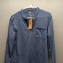 Sailwind Men's Henley Shirts Long Sleeve Cotton Button T-Shirt Casual Stylish Classic Pullover Shirt with Pocket S