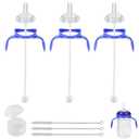 Straw Cup Soft Spout Conversion Kit for Lansinoh Baby Bottle, Toddler Transition Kit with Silicone Straw Top Nipple, Weighted Straw, Bottle Handle, Cleaning Brush, 3 Pack, 8m+