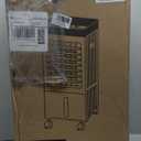 Evaporative Air Cooler, Swamp Cooler with 3 Gal Water Tank, 20H Cooling Time Swamp Cooler Air Conditioner, 80oscillation,Portable Cooling Fan for Office/Room/Garage/Kitchen(Include 6 Ice Packs)