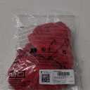 Saodimallsu Womens 2 Piece High Waisted Swimsuit Ruffle Bikini Sets Twist Knot Ribbed Bathing Suits (Large, Red)