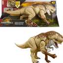 Mattel Jurassic World Rebirth Distortus Rex Rumble N Rampage Dinosaur Action Figure 22 Inch with 2 Attack Actions, Content-Accurate, Digital Play