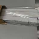 LazBlinds No Tools No Drill 1" Vinyl Mini Blinds, Cordless Blinds for Windows, Light Filtering Horizontal Window Blinds & Shades, 45" W x 48" H, White