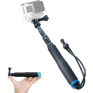 19 Short Extension Selfie Stick Compact Handle Grip Adjustable Waterproof Monopod Pole Compatible with GoPro Hero 13 12 11 10 9 8 7 6 5 AKASO DJI Osmo Action Camera(Mini Size)