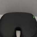 AUVON Innovative Donut Pillow Hemorrhoids Scientific Center Hole and Tailbone Cutout, Orthopedic Pain Relief Donut Seat Cushion for Coccyx, Sciatica, Postpartum Pregnancy, After Surgery Sitting Relief (Black)