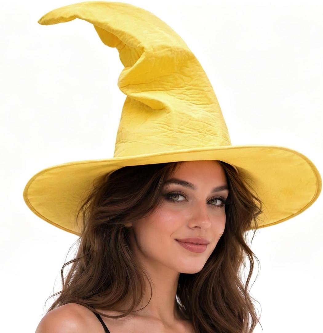 Adult Witch Hat, Tattered Lace Costume Hat for Halloween