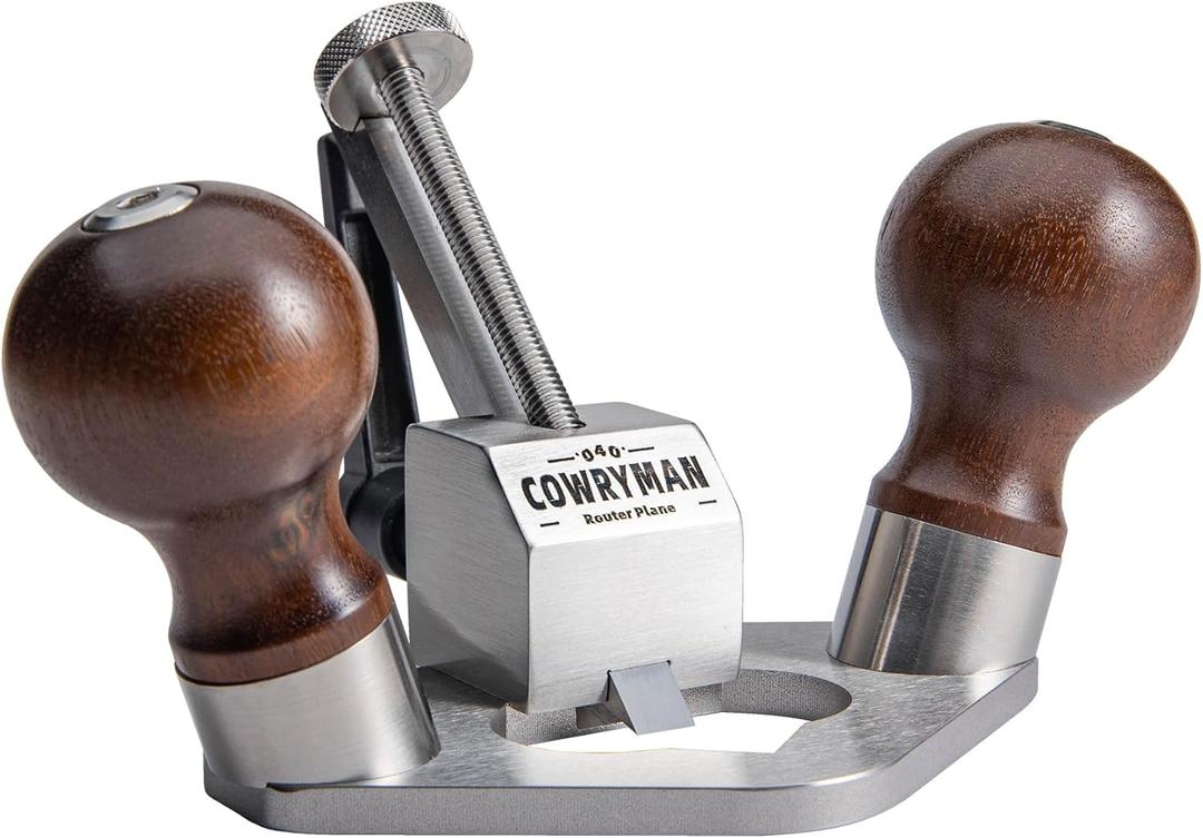 Cowryman 040 Router Plane Handheld Grooving Tool for Cutting Dados Grooves Mortise with 8MM Blade