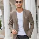 COOFANDY Mens Blazer Sport Coats Casual Slim Fit Suit Jacket Business One Button Blazers (XL)