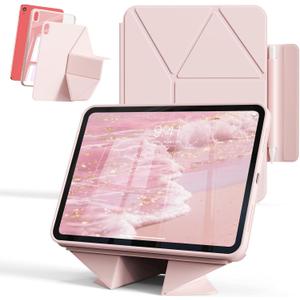 Dynamic Folio Case for iPad Air 11'' & Air 5th/4th Gen, Pink