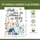 Equality Hate Has No Home Here Decorative Garden Flag, Wildflower