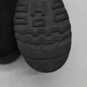 Women's Slippers Platform Mini Boots Short Ankle Boot,Fur Fleece Lined Platform Boots Anti-Slip Snow Slippers For Outdoor (7, Black)