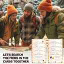 2 x Halloween Scavenger Hunt Cards, Scavenger Hunt Clue Game Card for Adults Family, Halloween Party Decorations Supplies, 21 Cards with Envelopes- B02