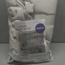 Cream Beige Linen Sheer Curtains 90 Inches Long for Dining Room 2 Panels Set, Pinch Pleated Light Filtering Nursery Curtain with Back Tab Ceiling Track Thick Privacy Drapes for 40 x 90 Inch Windows