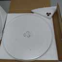 Microwave Glass Plate 14 1/8 inch - Exact Replacement for Microwave Turntable Part Numbers W10531726 / W11358813 and W11402532 - Dishwasher Safe