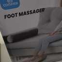 COMFIER Shiatsu Foot Massager with Heat, Electric Feet Massager Machine for Plantar Fasciitis Neuropathy,Gifts for Women,Men,Remote Control,Pause Function,Foot Warmer (Gray)