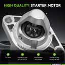 Starter Compatible with Honda Accord 2.4L 2006-2012, Civic 2.0L 2006-2011, CR-V & Element 2007-2011, Acura TSX 2.4L 2006-2014, CSX 2.0L 2006-2008, 31200-RAA-A61 31200-RRA-A51 31200R40A01 17960N