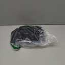 Women's Floral Lace Sheer Mesh Flare Pants Elastic High Waisted Long Trousers (X-Large, Black)