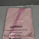 UNINUKOO Linen Suit for Men Summer Wedding 2 Piece Suit Set Peak Lapel Casual Blazer Pants Beach Wear for Men (X-Large, Light Pink)