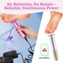 Electric Foot File Remover  Foot Callus Remover Professional Foot File & Sander, Adjustable Speed Pedicure Tool for Smooth Feet, Plug-in Calloused for Home & Salon Use