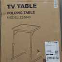 TV Tray Table, 16.9 x 22 x 29.1inch XL PRO Folding Dinner Table with 6 Height & 3 Tilt Angle Adjustments, Large Couch Desk for Working, Portable and Adjustable Laptop Desk for Sofa and Bed