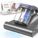 Bed Vacuum Cleaner Mattress Vacuum Cleaner,16Kpa Powerful Handheld Vacuums with UV-C Light & Double Dust Cup & High Heating & Ultrasonic & HEPA Filter for Bed Sofa(Corded,Black Blue)