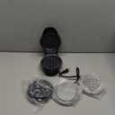 Mini Waffles Maker with 8 Removable Plates, 4 in 1 Small Waffle Maker Mini- Waffle, Heart Waffle, Pancake, Donut, 4.5" Non Stick Waffle Iron for Kids and Families, Black