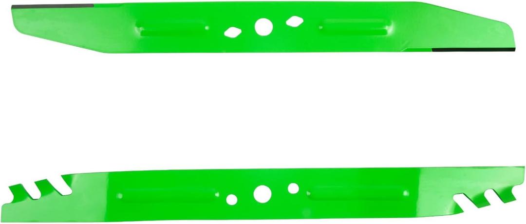 AB2101D Lawn Mower Mulching Blade Compatible with LM2133 LM2130 LM2135SP LM2130SP LM2156SP LM2150SP 21 Inch Electric Lawn Mowers 2 Packs (Green)